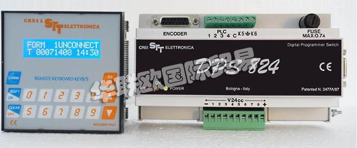 意大利CREI STT Elettronica公司的产品主要是生产电子凸轮编程器：意大利 CREI STT Elettronica电子凸轮编程器、CREI STT Elettronica绝对式单圈编码器、电子凸轮编程器、光学编码器、继电器接口、屏蔽电缆、电源、弹性接头、键盘保护盖。
